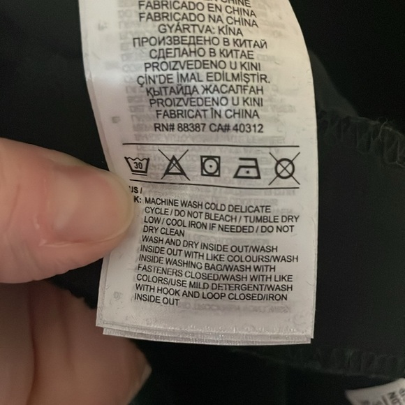 Adidas Originals size small black corduroy side stripe pants - Picture 10 of 12